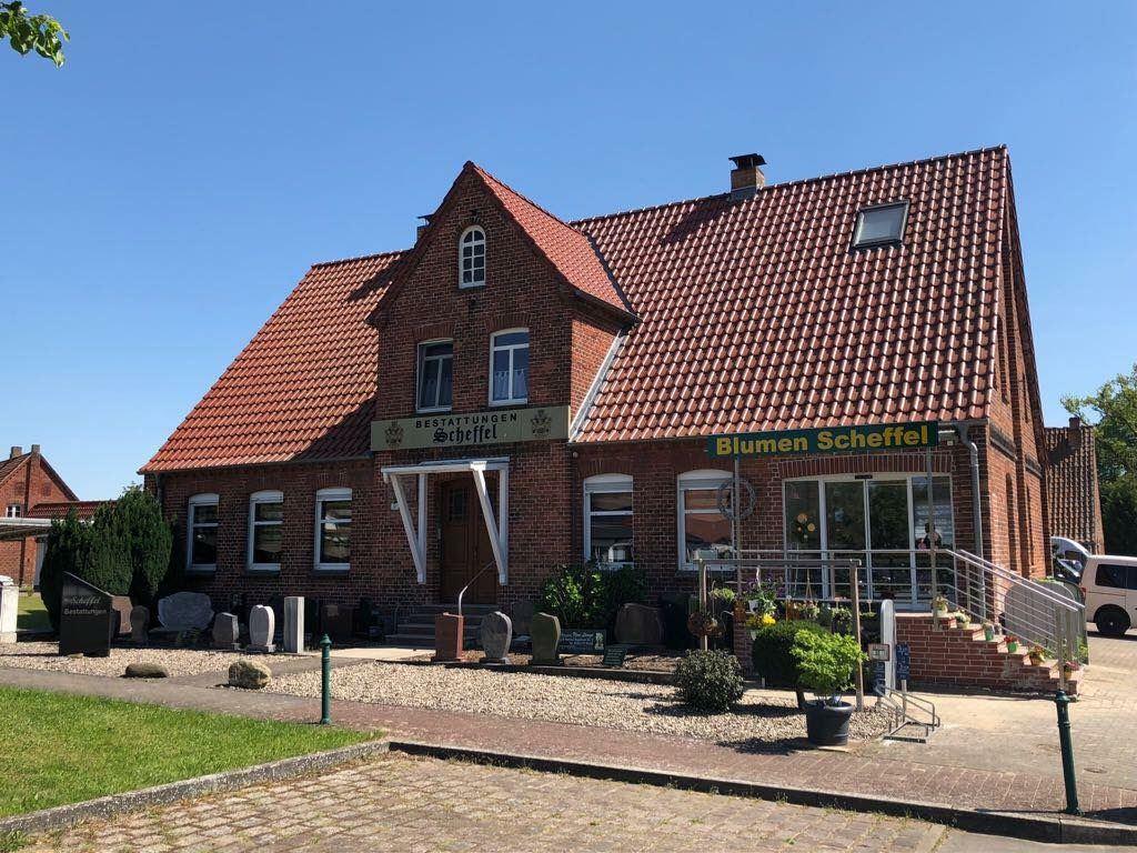 Blumen Scheffel Geschäft außen